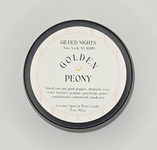 Golden Peony 3 oz. Candle