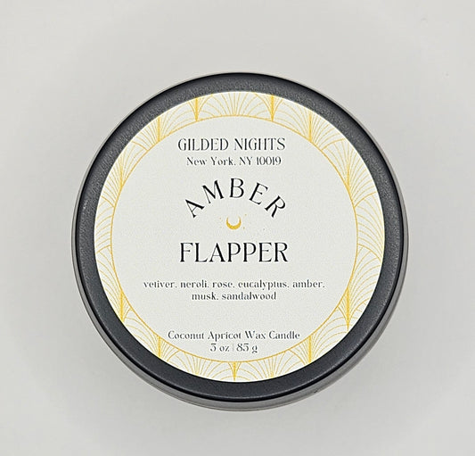 Amber Flapper 3 oz. Candle