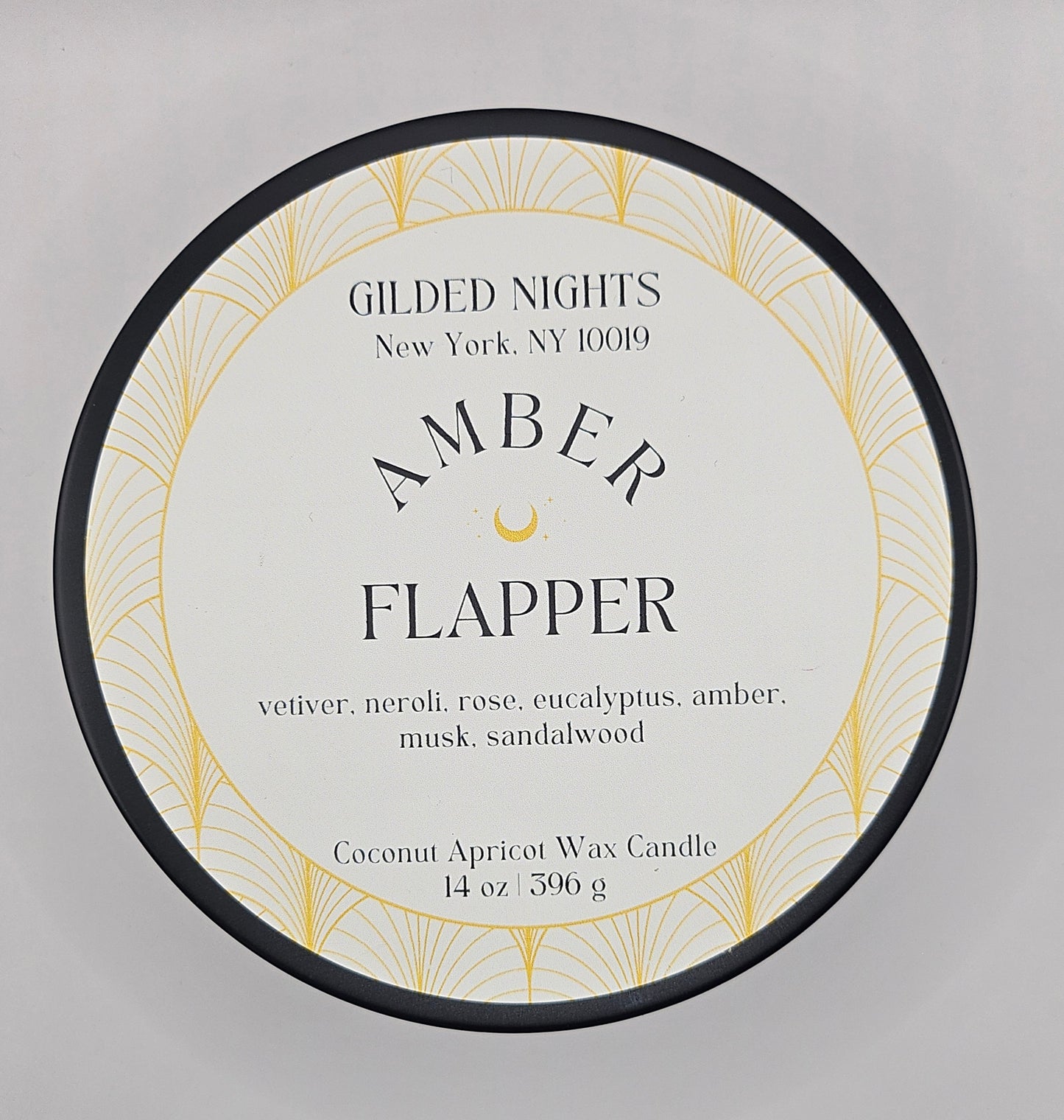 Amber Flapper 14 oz. Candle